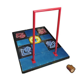 Cole de Pump it Up de Madera con barras sin luces